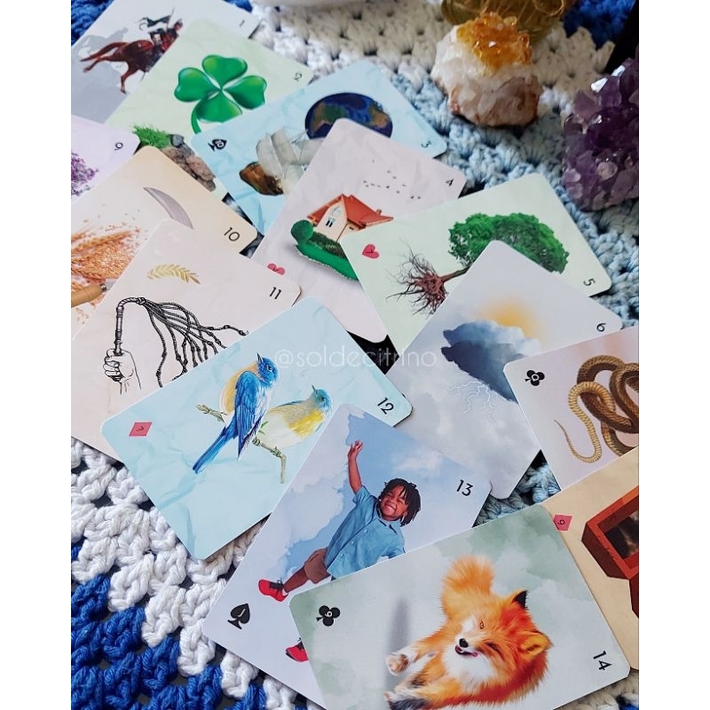 Baralho Cigano/Lenormand/Tarot Cigano/Cartomancia/36 cartas