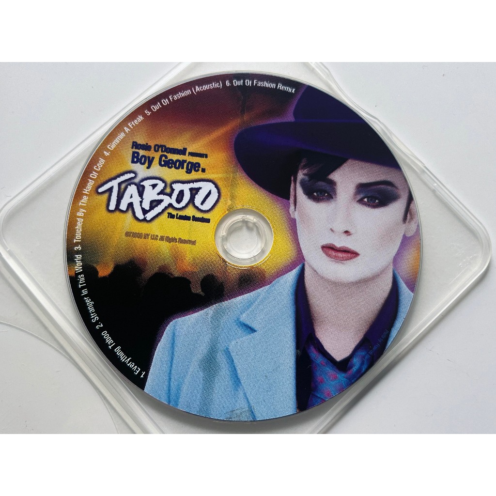 Boy George Cd Promo Taboo: The London Sessions Raro Broadway