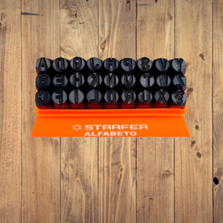 Abecedário Letras Abcdario de Marcação Punção 2mm, 3,mm, 4mm, 5mm, 6mm Tamanho das Letras em Oferta na Shopee