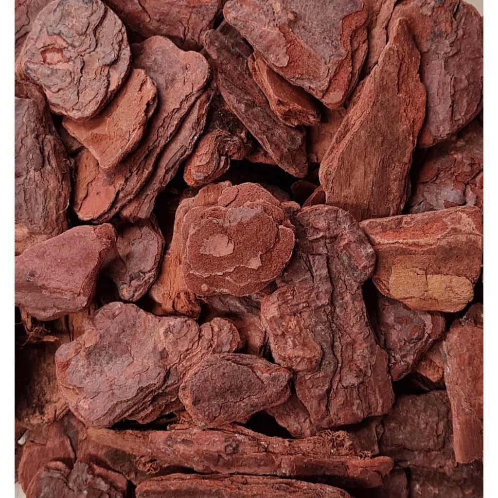 Casca De Pinus Semi Polida Natural Jardinagem Decoração 700g