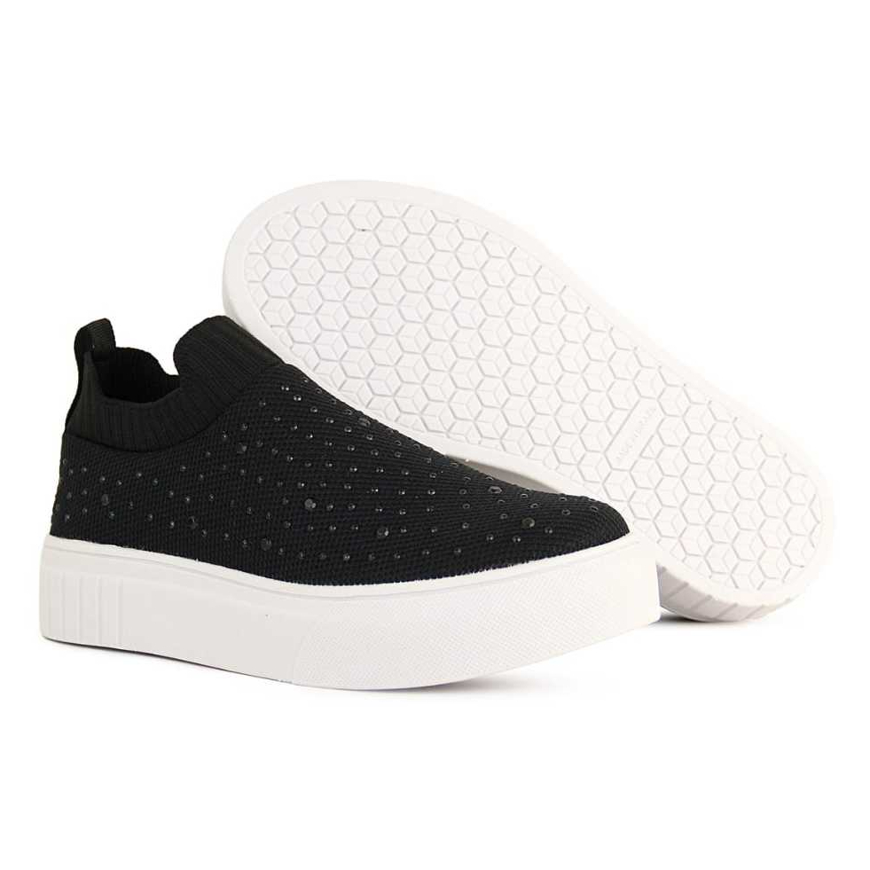Tenis Meia Casual Feminino com strass tenis feminino meia casual com strass Tênis Meia calca facil