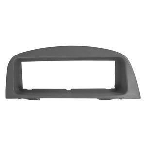 MOLDURA DO PAINEL APARELHO RADIO 1DIN FIAT PALIO/ WEEKEND/ SIENA/ STRADA 01/06 (SEM ABERTURA PARA RELOGIO) CINZA