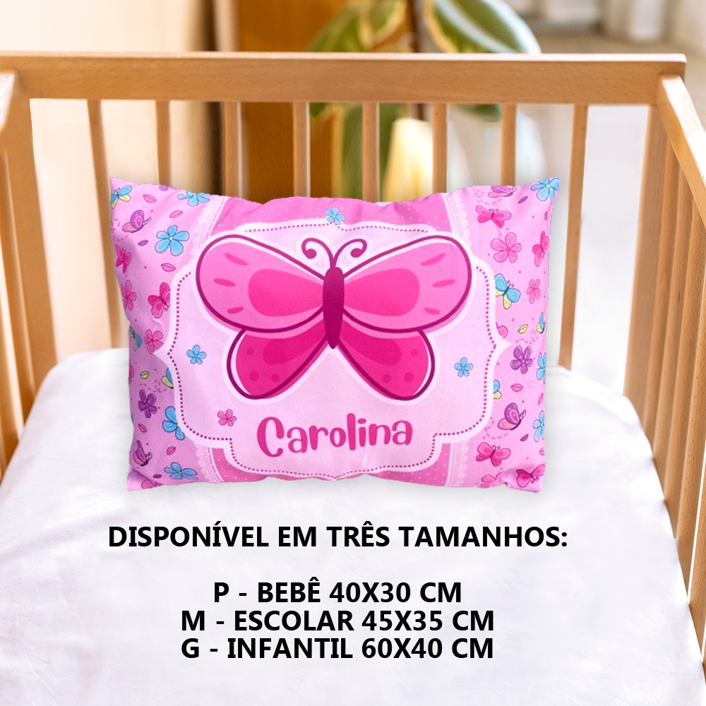 Travesseiro Personalizado Tamanho Bebê Escolar Infantil acompanha Fronha e Enchimento Diversos Temas em Oferta na Shopee