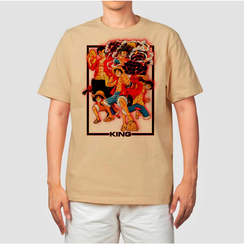Camiseta Camisa One Piece Luffy Sabo Ace Shanks Gear 4 Anime