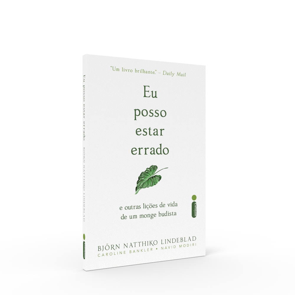 Livro Eu posso estar errado: E outras lições de vida de um monge budista, por Björn Natthiko Lindeblad - Intrínseca em Oferta na Shopee