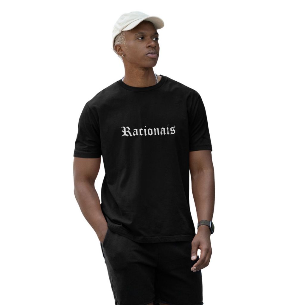 Camiseta Unissex 100% Algodão Negro Drama Racionais Mc's Rap Streetwear Lançamento Envio Rápido