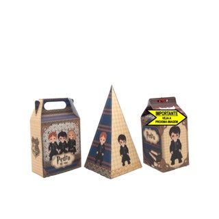 Kit Festa Harry Potter caixinhas personalizadas lembrancinha