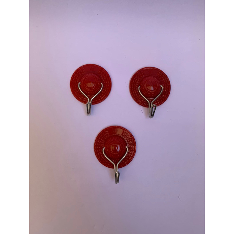Kit 3 Ganchos com Adesivo para Banheiro/ Cozinha / Multiuso