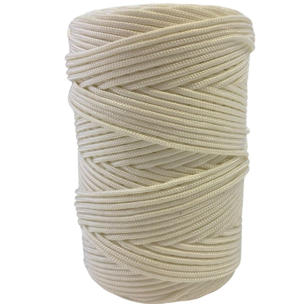 50 Metros Corda Cordão Para Varal de Teto E  Lona de piscina e Banner 4 MM Resistente Suporta 300kg
