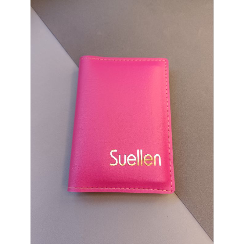 Porta passaporte em couro sintético personalizado