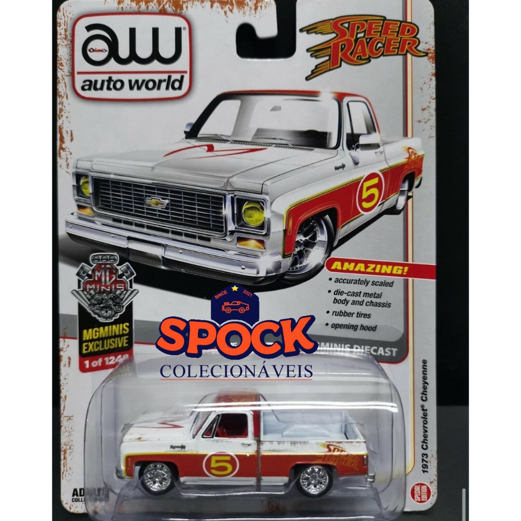 AW Auto World MG Minis Exclusive - 1973 Chevy Cheyenne Speed Racer 1/1248 Limited
