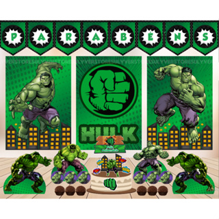 Kit Festa em Casa - Hulk - Só um Bolinho - Mesversário em Oferta na Shopee