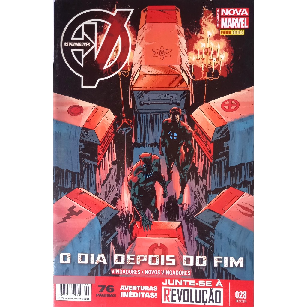 Hq Marvel Os Vingadores - Novos Vingadores 28 - O dia depois do fim - Panini Comics