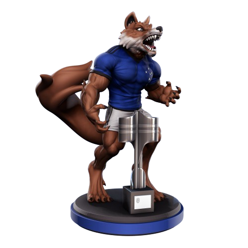 Mascote Raposão do Cruzeiro