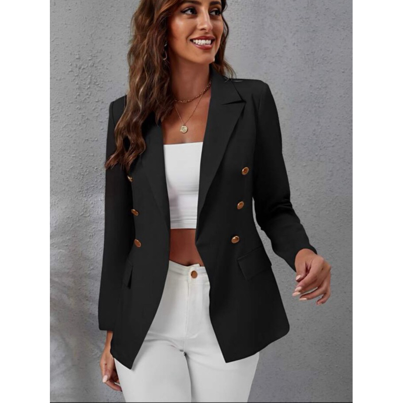 Blazer alfaiataria feminino Max/casaco, blezer com botoes, acinturado!