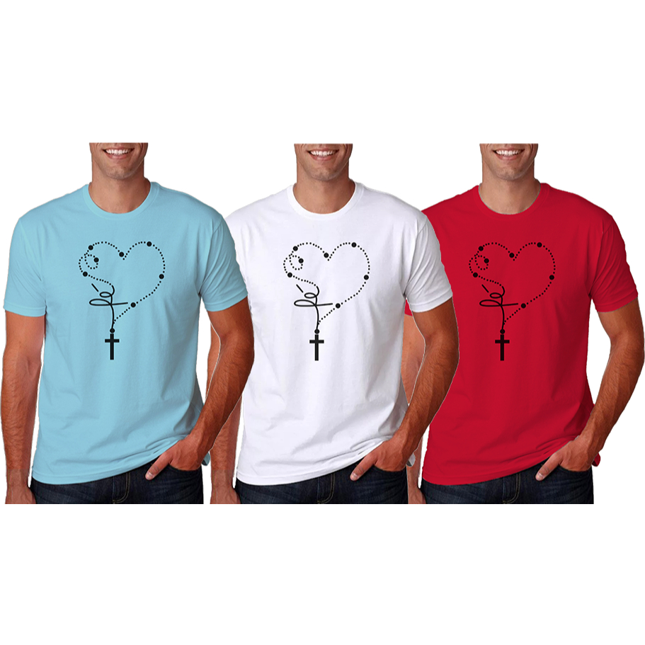 Camisa estampada Terço de Oração com Fé (Vista sua fé com estilo!)