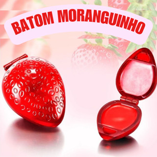 2 BATOM BRILHO LABIAL MORANGO infantil cheirinho de Morango em Oferta na Shopee