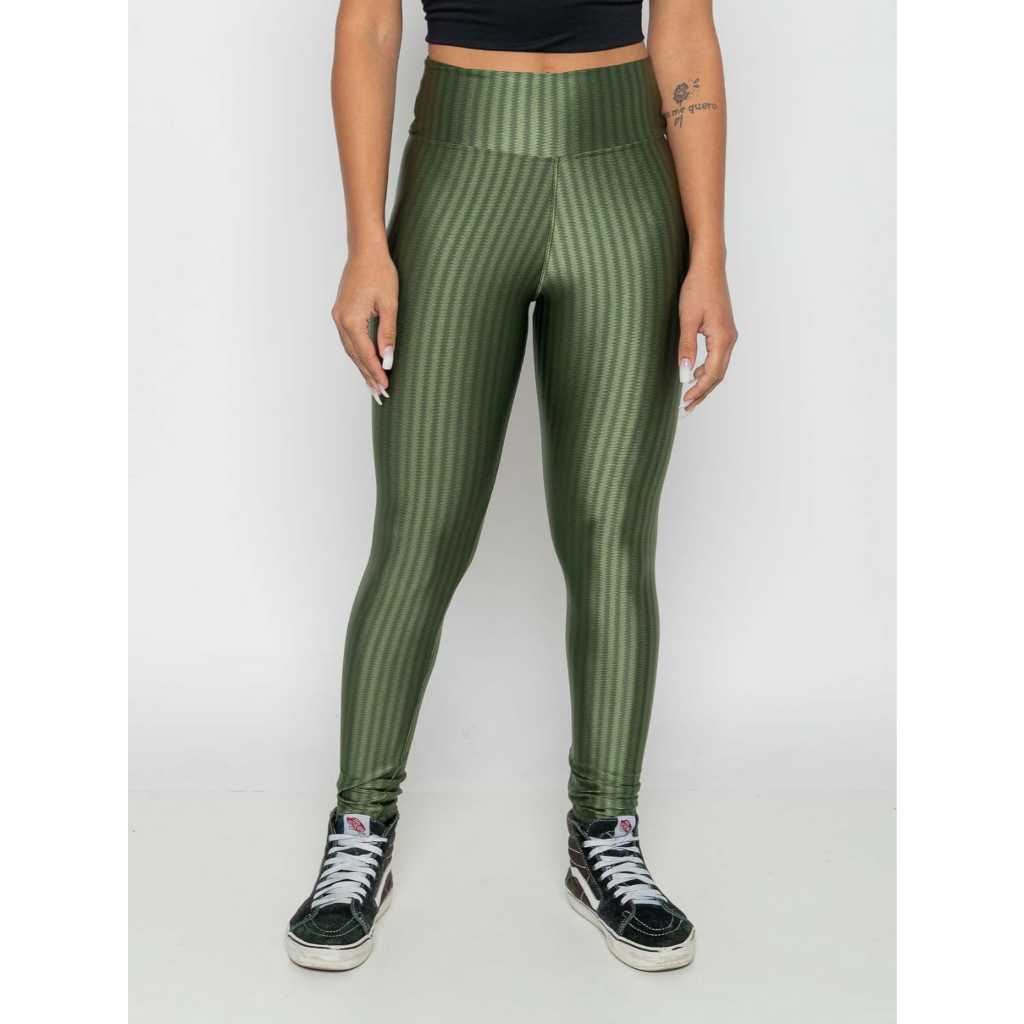 Calça Legging Academia poliamida 3D costura Reforçada e elástico embutido na cintura