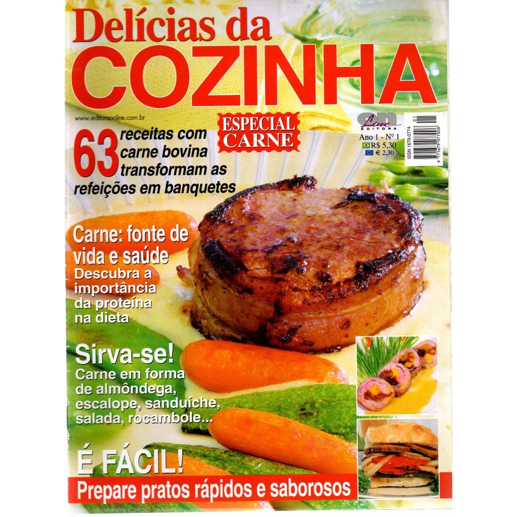 Revista Delícias da Cozinha, Ano 1, Nº 1