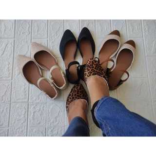 Sapatilha Feminina Aberta Rasteira Bico Médio Calça Fácil em Oferta na Shopee