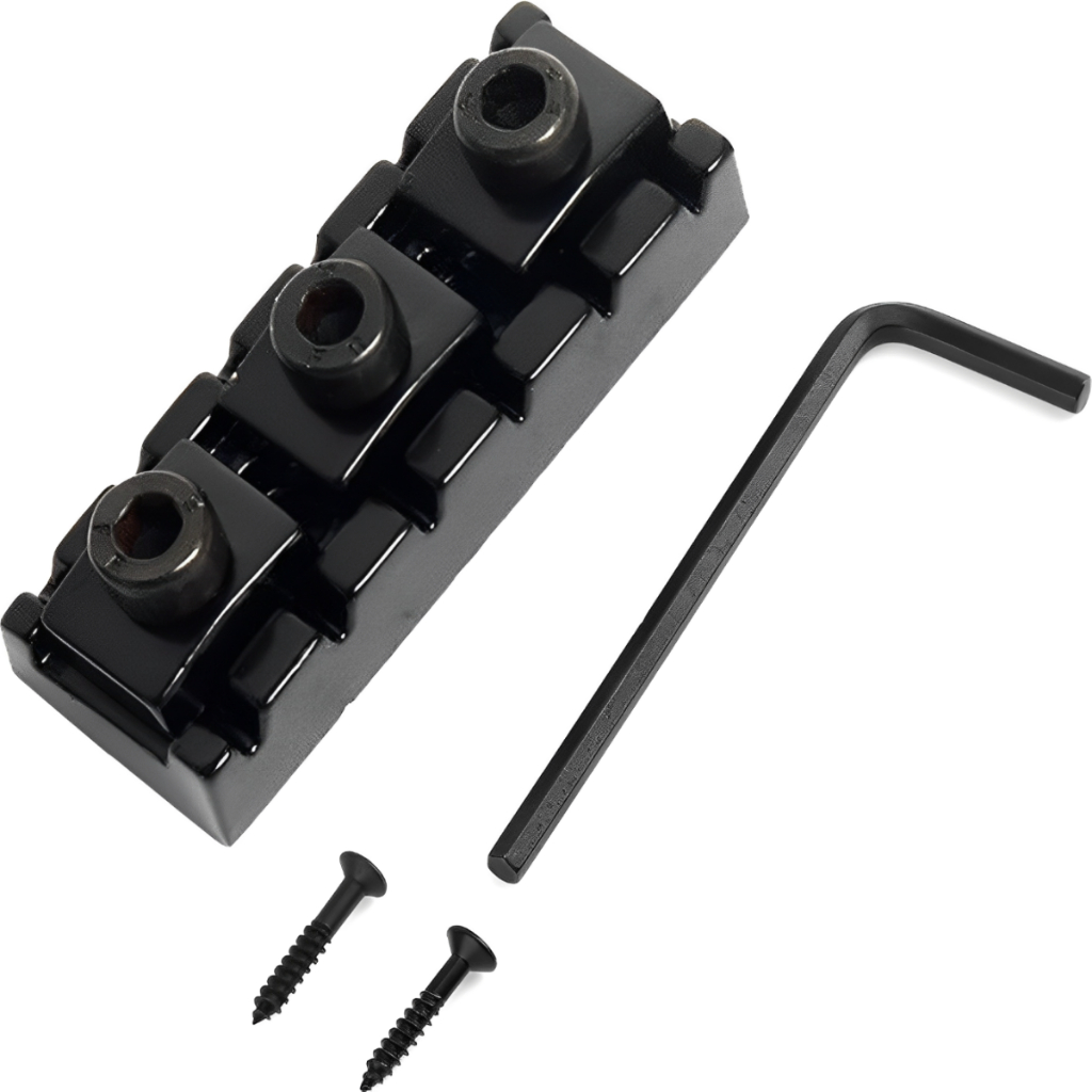 Locknut Lock Nut Pestana Trava Cordas 43Mm Preto Para Guitarra Com Floyd Rose em Oferta na Shopee