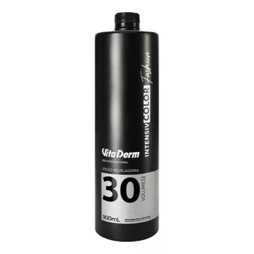 Loção Reveladora 30 Volumes OX 900 ML Vita Derm Capilar Profissional Coloração Intensa Cabelo Brilhante Agua Oxigenada