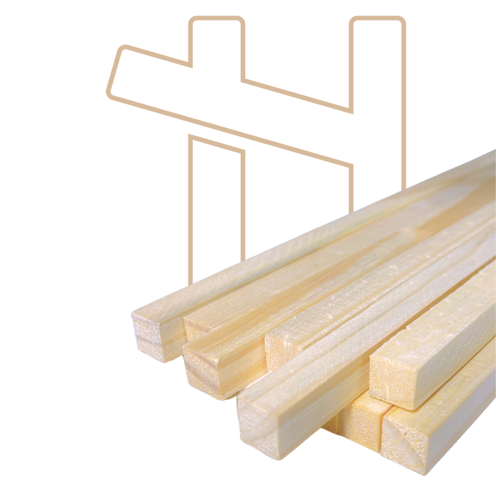 40 Ripas de Pinus 1,5x1,5cm - Madeira Aparelhada para Painel Ripado, Artesanato e Decoração em Oferta na Shopee