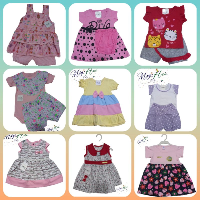 Kit 5 Roupa de Bebê Menina em Oferta na Shopee