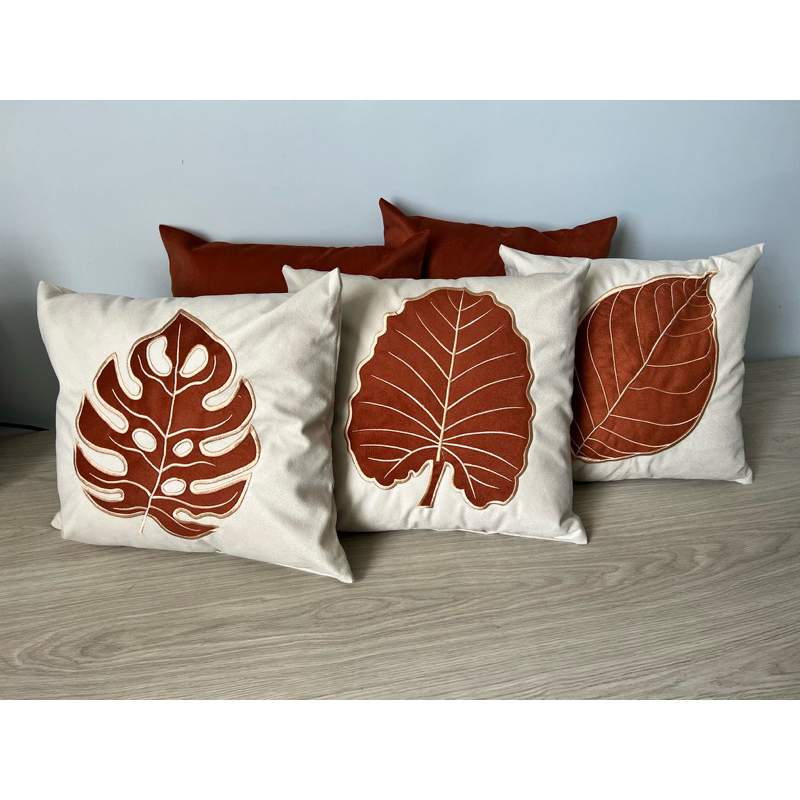 KIT 5 CAPA DE ALMOFADA TECIDO SUEDE BORDADA ALTA QUALIDADE