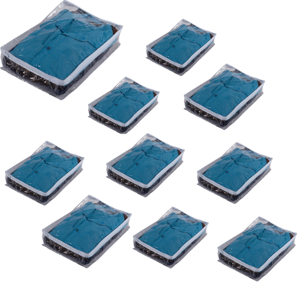 Super Promoçao 10 Organizador De Enxovais E Roupas 100% Pvc