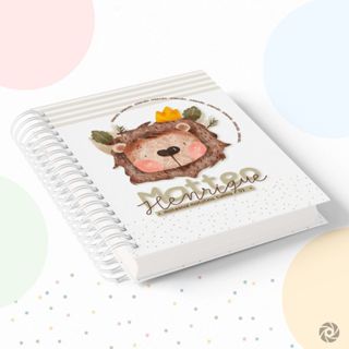 Agenda Escolar Baby Creche não datada Tema: Leão em Oferta na Shopee