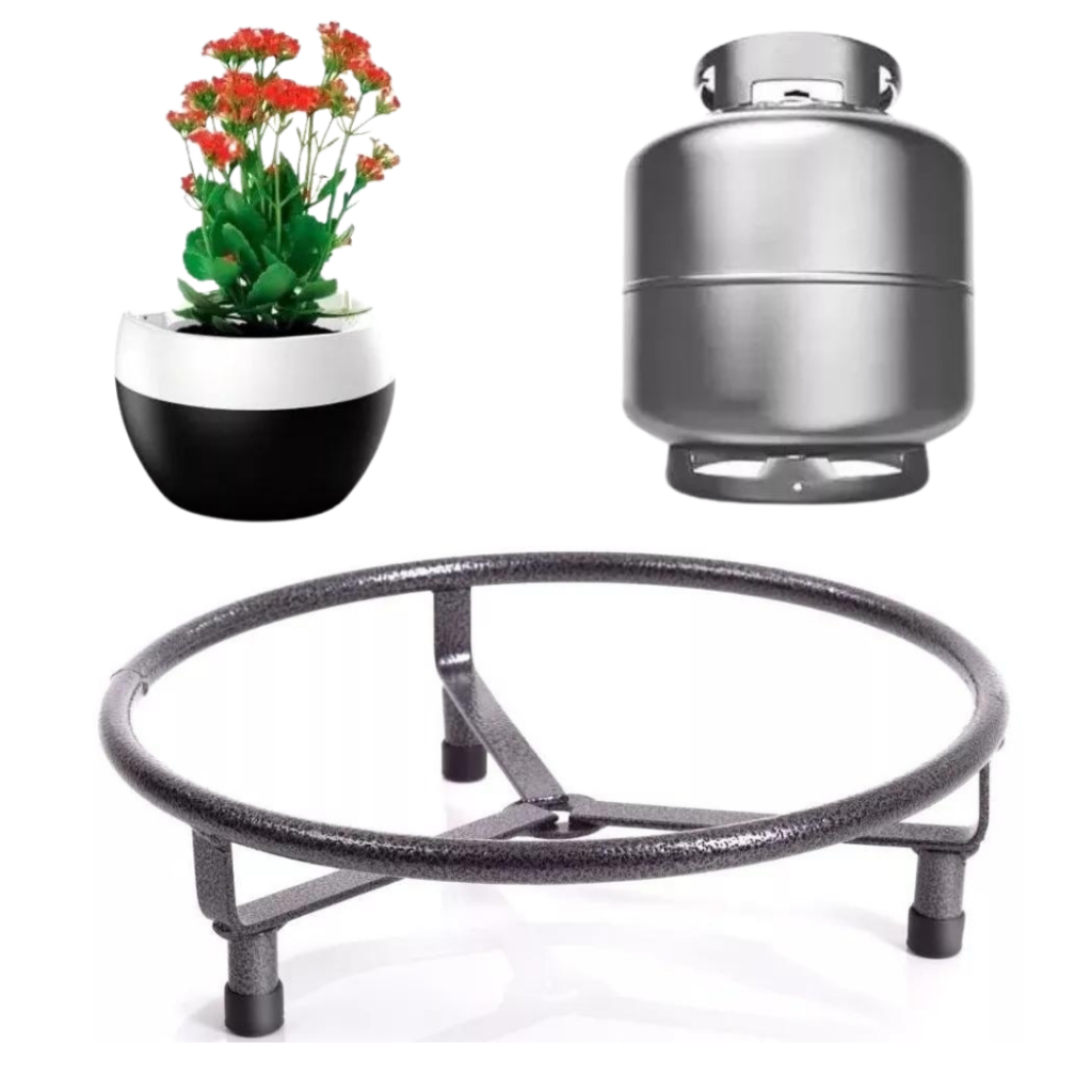 Suporte Botijão gás Vaso Ferro em Oferta na Shopee