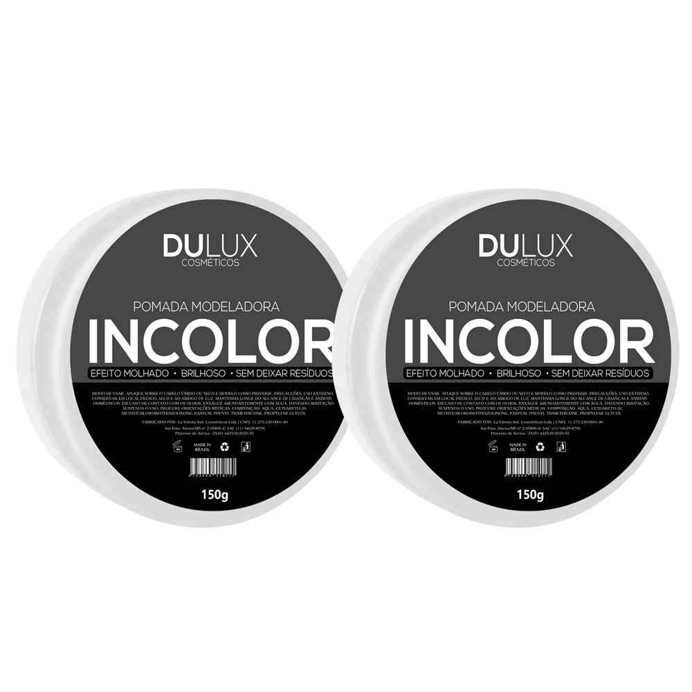 2 Cera Modeladora Dulux Incolor 150g Bancada Cabelo e Barba em Oferta na Shopee