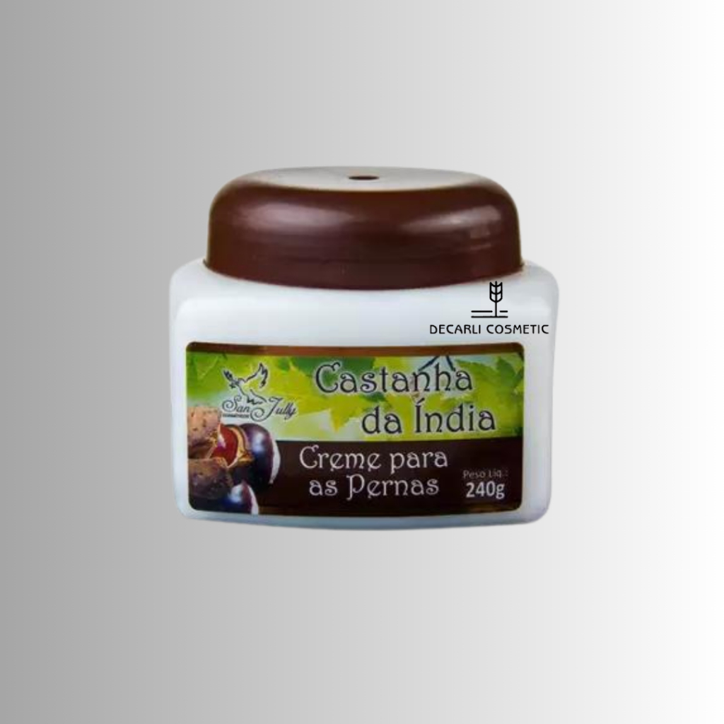 Creme para as Pernas Castanha da Índia 240g - San Jully