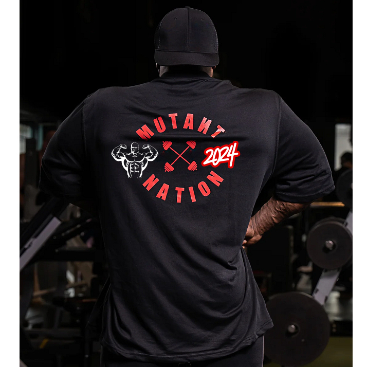 Camiseta Masculina Camisa OverSized Musculação Academia Mutante Team Lançamento 2024 StreetCulture