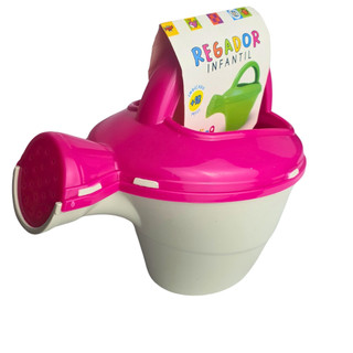 Regador Infantil Rosa Com Branco - Brinquedo para Piscina ou Praia