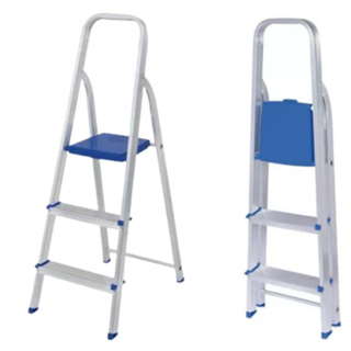 Escada Alumínio 3 Degraus Capacidade 120 Kg Resistente Mor Doméstica em Oferta na Shopee