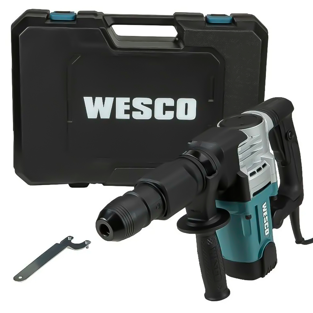 Martelete Martelo Demolidor Elétrico SDS-MAX 1200W 15 Joule Força Profissional WS3250k - WESCO