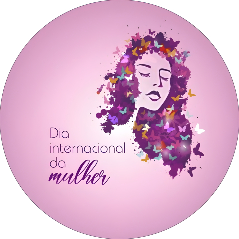 Painel Festa Infantil Redondo Dia da Mulher Cabelos Borboleta + Arco, Suporte incluso. Fazemos personalizado com qualquer tema. Confeccionado em Lona fosca, impressão de alta resolução. cenário Circular p/ Decorações