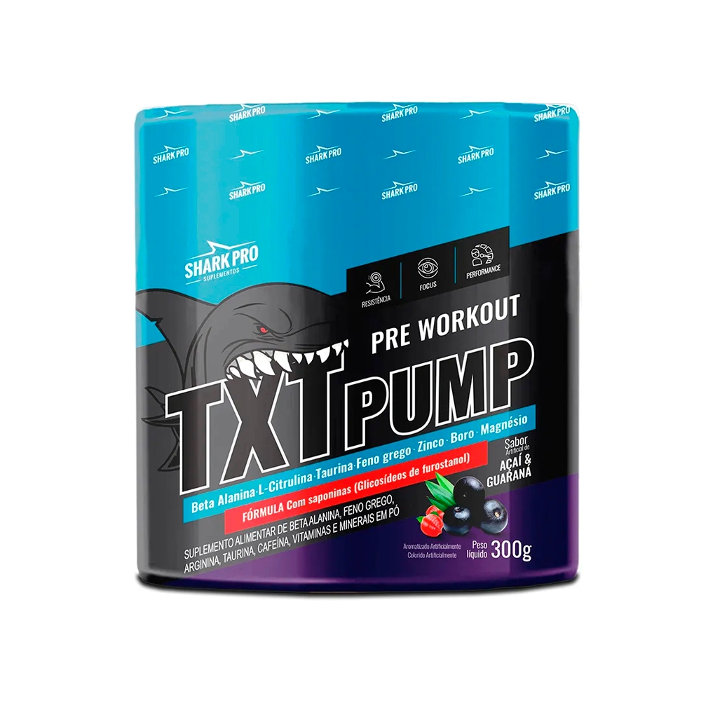 TXT Pump Pré Treino - 300g - Shark Pro - Health
