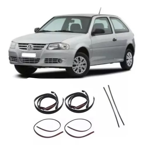 Kit Borrachas Pingadeiras Frisos Teto Do Gol G3 G4 2 Portas em Oferta na Shopee
