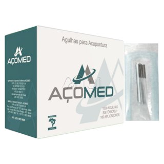 Agulha para Acupuntura Açomed 1000 agulhas Sistêmicas Anvisa em Oferta na Shopee