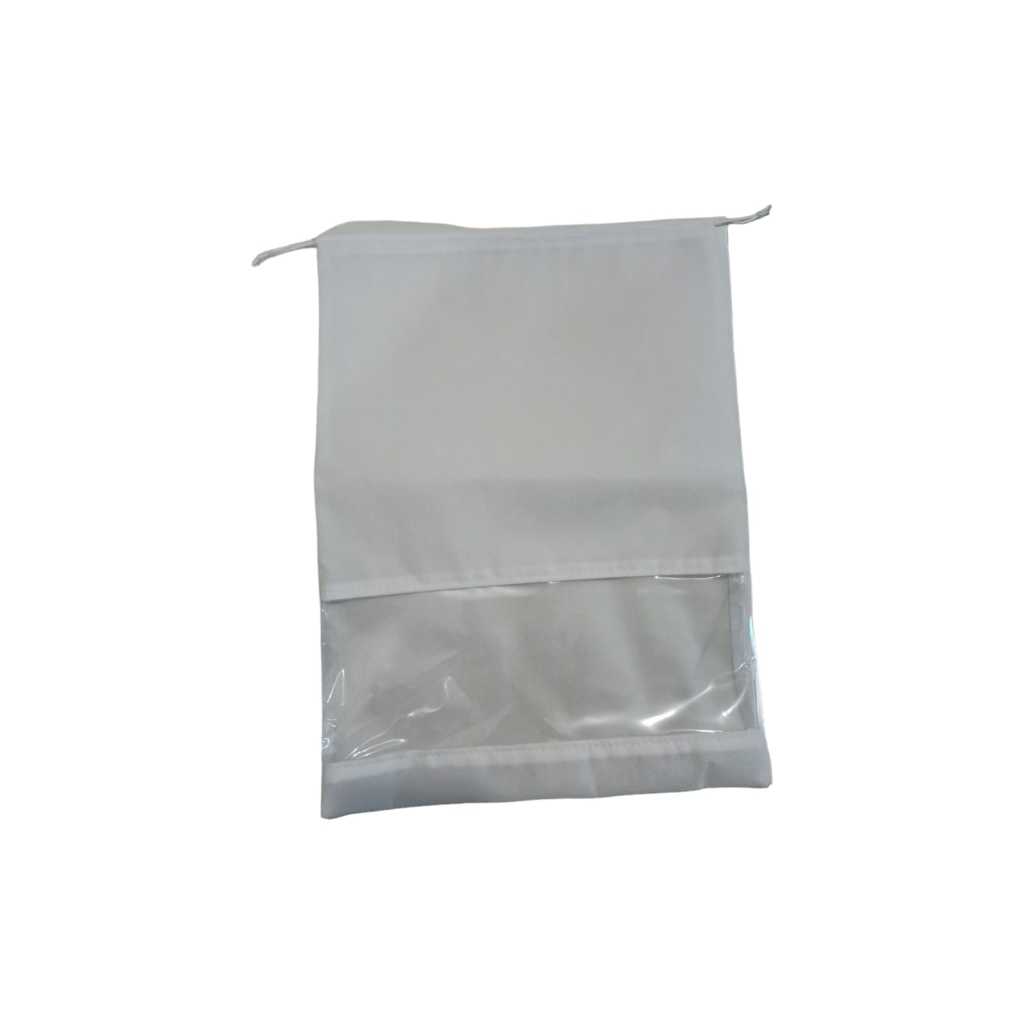 Organizador e protetor de calçados tnt e pvc 38x28cm branco