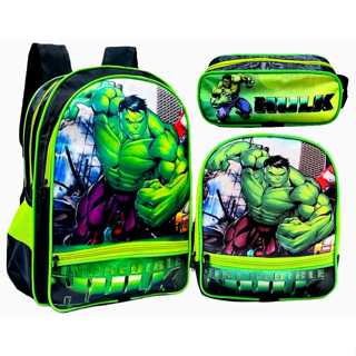 Kit Escolar Infantil Grande De Costa Hulck em Oferta na Shopee