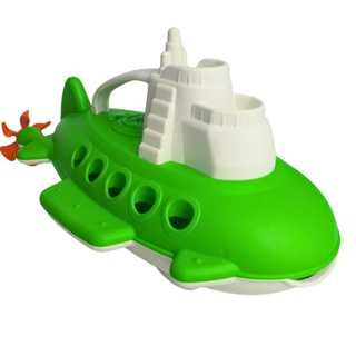 Submarino Infantil Verde Com Branco - Brinquedo para Piscina ou Praia em Oferta na Shopee