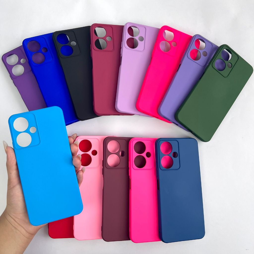 Capinha Para Xiaomi Poco M6 5G / Redmi 13C 5G / Capa Case Silicone Aveludada Colorida Forrada (CF26)