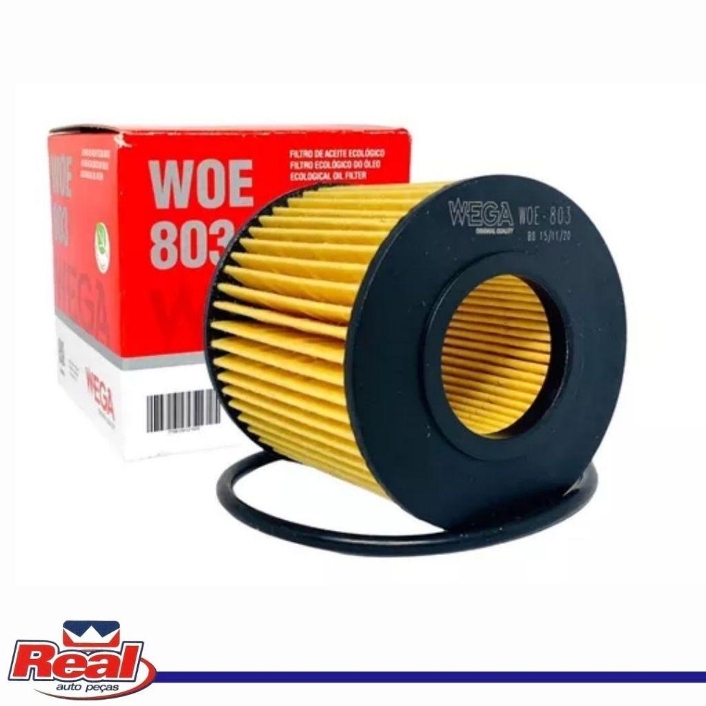 FILTRO DE ÓLEO LUBRIFICANTE WOE803 WEGA - COROLLA/PRIUS/RAV4 — imagem 2 de 2