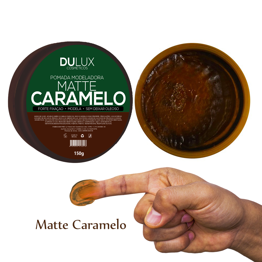 KIT 1 Cera Modeladora Premium 150g + 1 Cera Modeladora Matte Caramelo 150g + 1 Cera Modeladora Incolor 150g Cabelo Barba — imagem 2 de 2