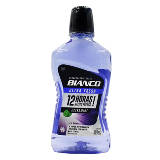 Enxaguante Bucal Extramint Bianco Sem Álcool Sem Flúor 500ml em Oferta na Shopee
