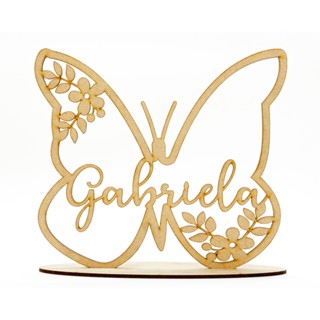 10 Peças Centros Mesa Borboleta vazada MDF crú Personalizado Lembranças Festa Borboleta em Oferta na Shopee